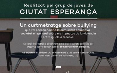 The premiere of the seventh season of Ciutat Esperança arrives with the presentation of the project on bullying